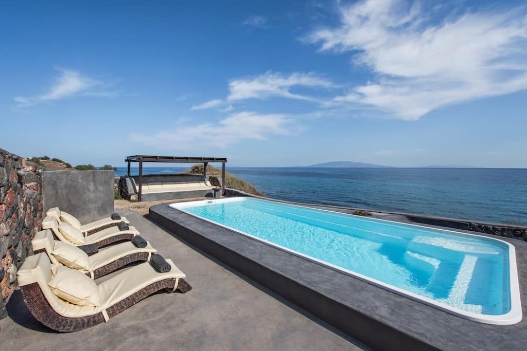 Ramni House: Private Villa With Pool By The Sea Ия Экстерьер фото
